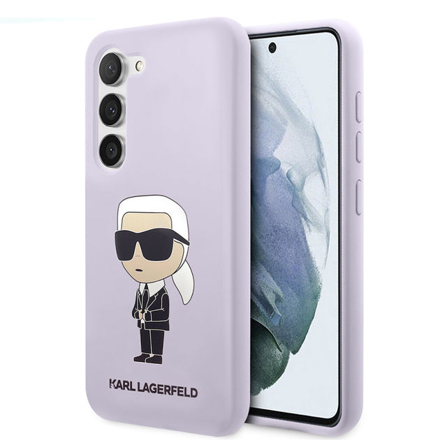 Husa pentru Samsung Galaxy S23+ S916, Karl Lagerfeld, Silicone Ikonik Karl