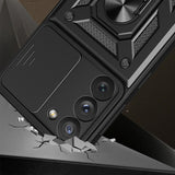 Husa pentru Samsung Galaxy S23+ S916, Techsuit, CamShield, Neagra
