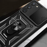 Husa pentru Samsung Galaxy S23+ S916, Techsuit, CamShield, Neagra