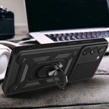 Husa pentru Samsung Galaxy S23+ S916, Techsuit, CamShield, Neagra