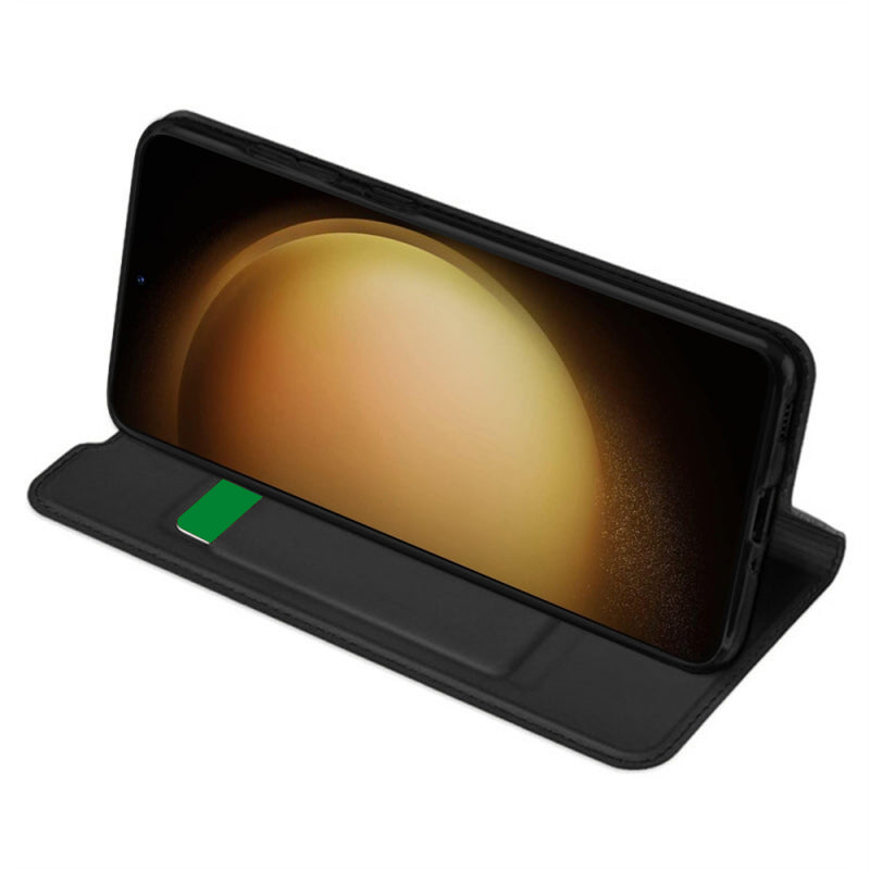 Husa pentru Samsung Galaxy S23+ S916, Techsuit, Magskin Book, Neagra