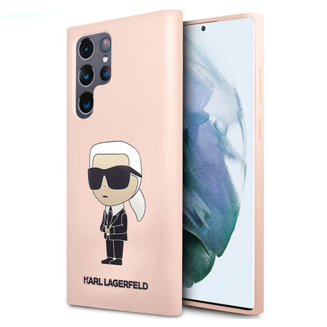 Husa pentru Samsung Galaxy S23 Ultra S918, Karl Lagerfeld, Silicone Ikonik Karl