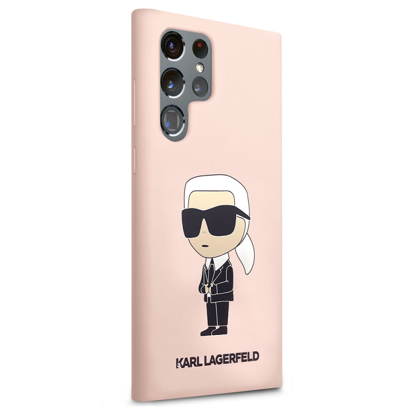 Husa pentru Samsung Galaxy S23 Ultra S918, Karl Lagerfeld, Silicone Ikonik Karl