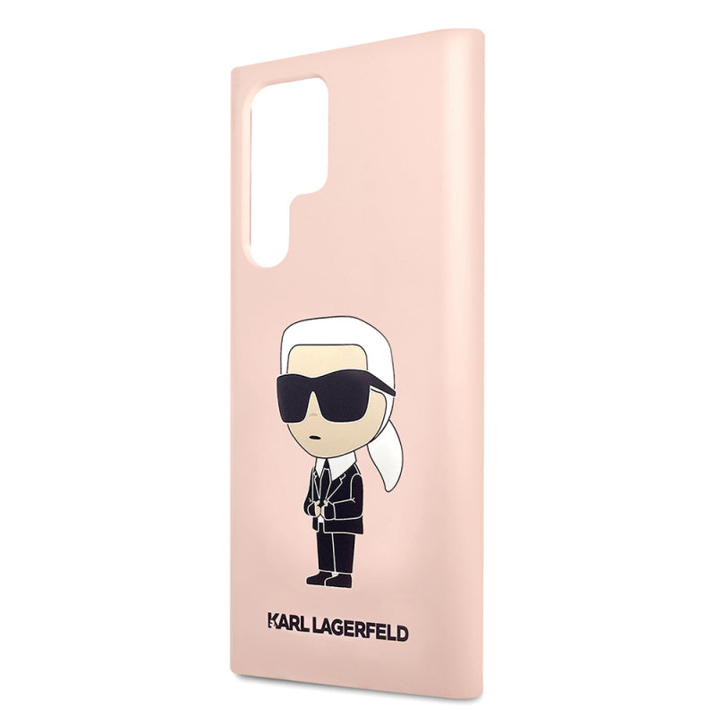 Husa pentru Samsung Galaxy S23 Ultra S918, Karl Lagerfeld, Silicone Ikonik Karl