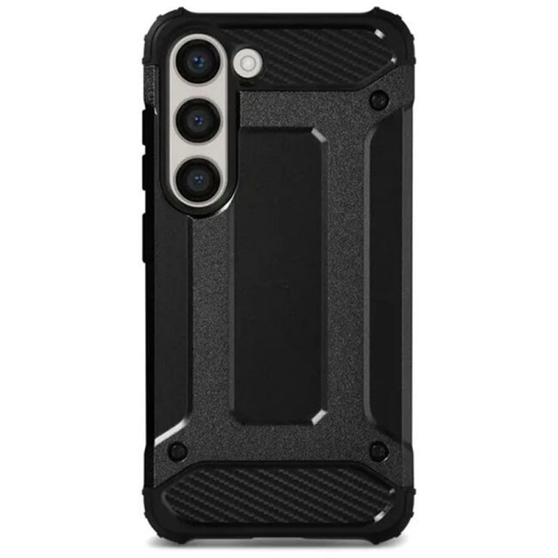 Husa pentru Samsung Galaxy S24 FE S721, Techsuit, Hybrid Armor, Neagra
