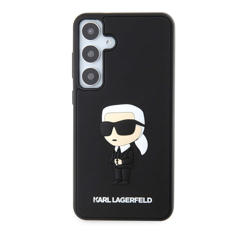 Husa pentru Samsung Galaxy S24+ S926, Karl Lagerfeld, 3D Rubber Ikonik Karl