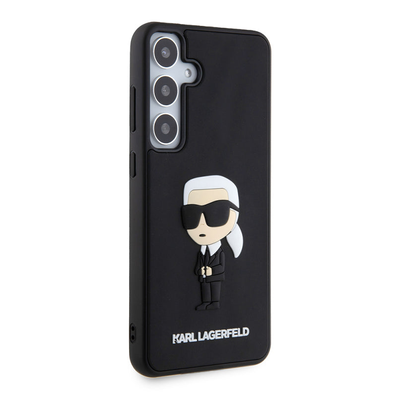 Husa pentru Samsung Galaxy S24+ S926, Karl Lagerfeld, 3D Rubber Ikonik Karl
