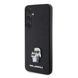 Husa pentru Samsung Galaxy S24+ S926, Karl Lagerfeld, Saffiano Karl &amp; Choupette Metal