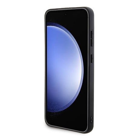 Husa pentru Samsung Galaxy S24+ S926, Karl Lagerfeld, Saffiano Karl &amp; Choupette Metal - Neagra - NotebookGsm