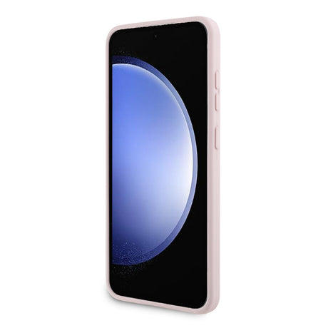 Husa pentru Samsung Galaxy S24+ S926, Karl Lagerfeld, Silicone Choupette Metal - Roz - NotebookGsm