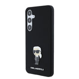 Husa pentru Samsung Galaxy S24+ S926, Karl Lagerfeld, Silicone Ikonik Karl Metal