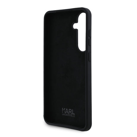 Husa pentru Samsung Galaxy S24+ S926, Karl Lagerfeld, Silicone Ikonik Karl Metal