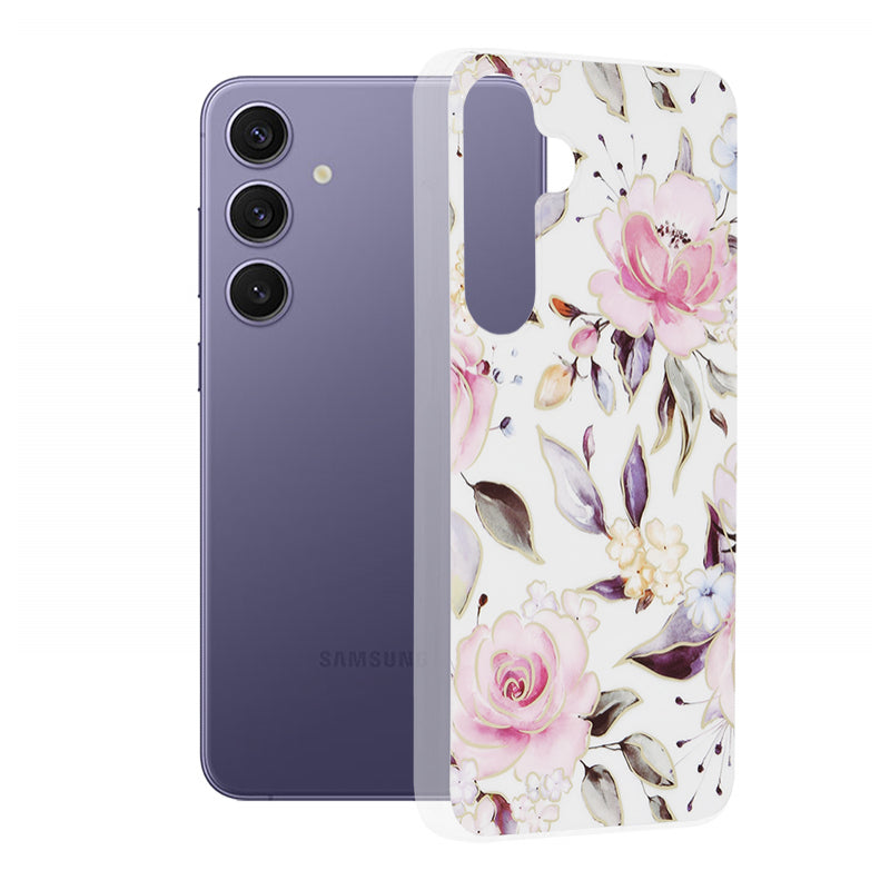 Husa pentru Samsung Galaxy S24+ S926, Techsuit, Marble
