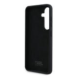 Husa pentru Samsung Galaxy S24 S921, Karl Lagerfeld, Silicone Ikonik Karl Metal