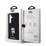 Husa pentru Samsung Galaxy S24 S921, Karl Lagerfeld, Silicone Ikonik Karl Metal