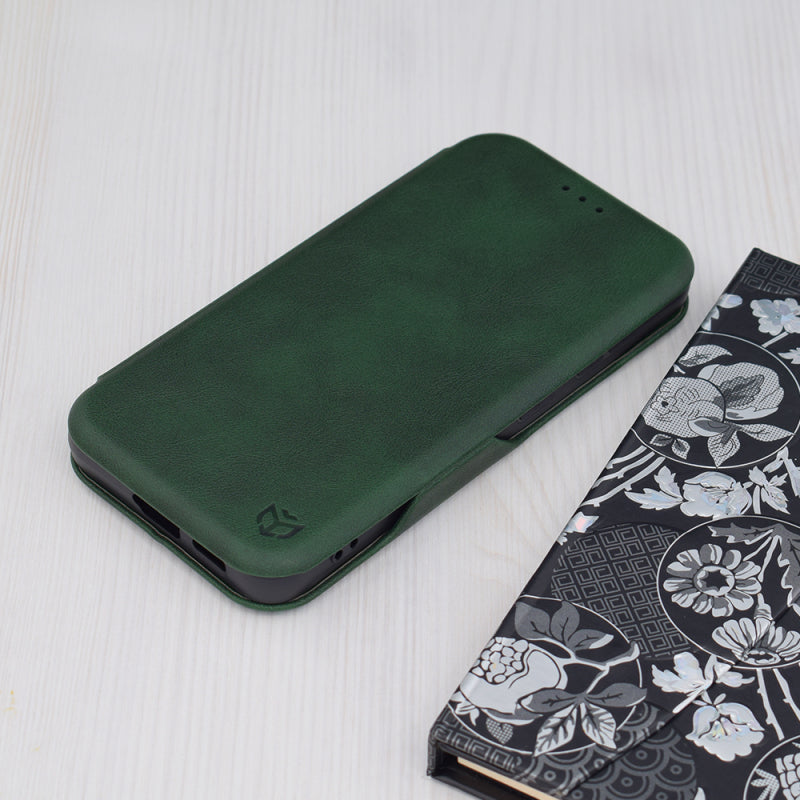 Husa pentru Samsung Galaxy S24 S921, Techsuit, Safe Wallet Plus, Verde