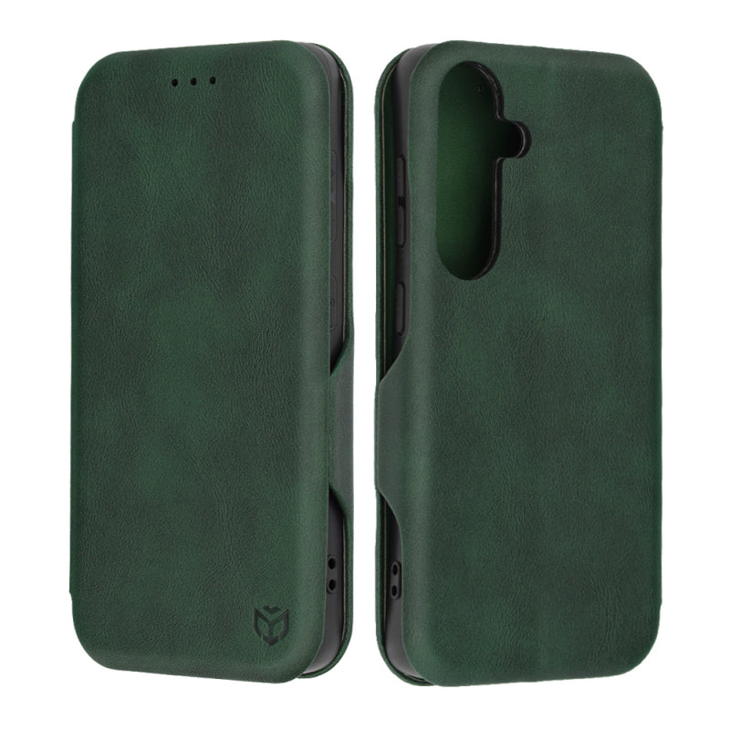 Husa pentru Samsung Galaxy S24 S921, Techsuit, Safe Wallet Plus, Verde