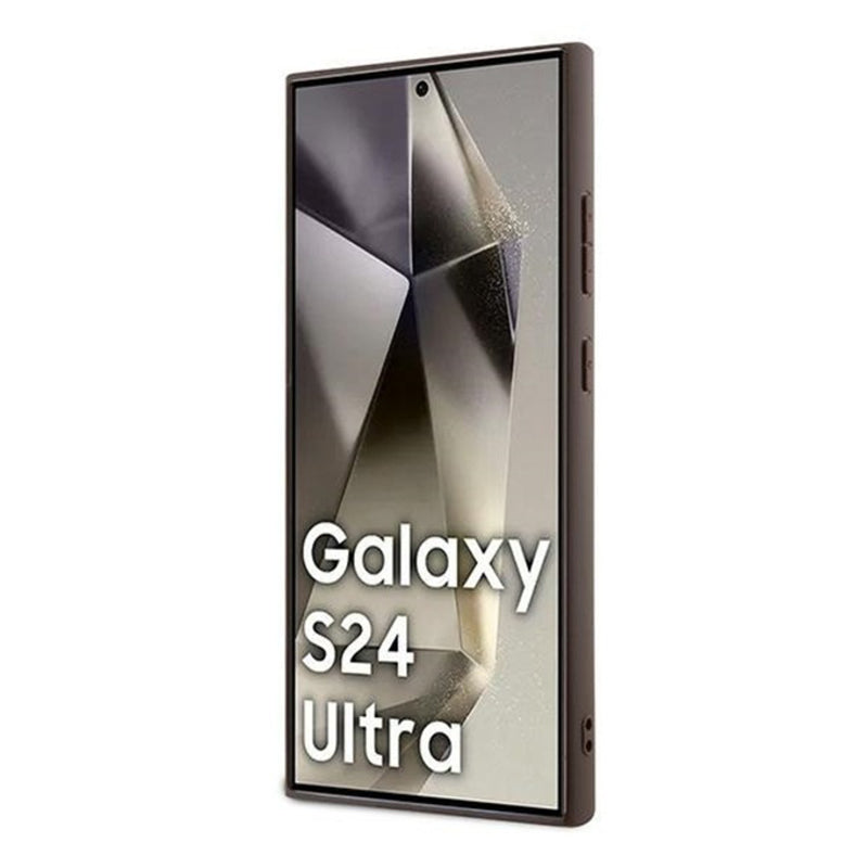 Husa pentru Samsung Galaxy S24 Ultra S928, Guess, 4G Metal Gold Log