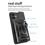 Husa pentru Samsung Galaxy S25 Edge S937, Techsuit, CamShield, Albastra