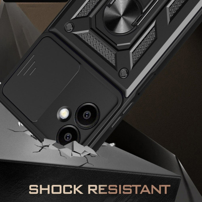 Husa pentru Samsung Galaxy S25 Edge S937, Techsuit, CamShield, Albastra