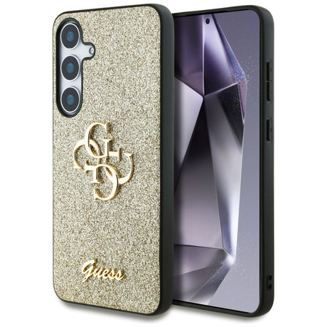 Husa pentru Samsung Galaxy S25 S931, Guess, Glitter Big 4G Script