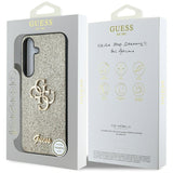 Husa pentru Samsung Galaxy S25 S931, Guess, Glitter Big 4G Script