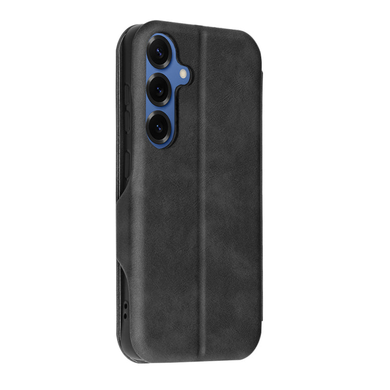 Husa pentru Samsung Galaxy S25 S931, Techsuit, Safe Wallet Plus, Neagra