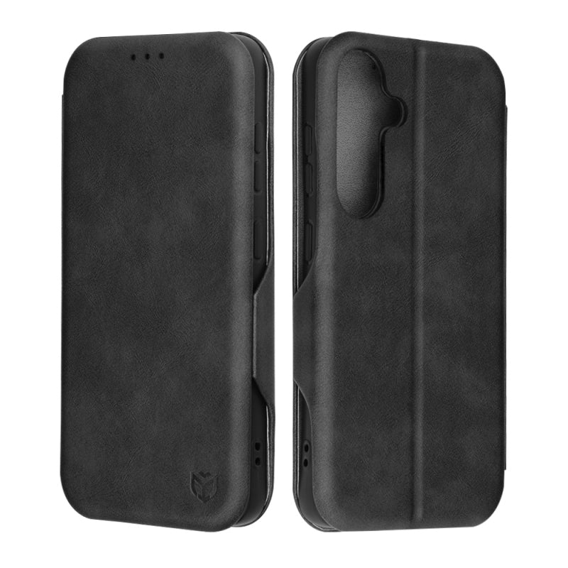 Husa pentru Samsung Galaxy S25 S931, Techsuit, Safe Wallet Plus, Neagra