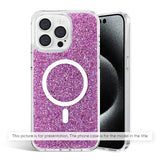 Husa pentru Samsung Galaxy S25 S931, Techsuit, Sparkly Glitter, Magenta
