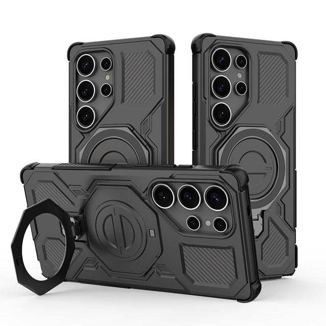 Husa pentru Samsung Galaxy S25 Ultra S938, Techsuit, Carbon Shield Pro