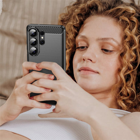 Husa pentru Samsung Galaxy S26 Ultra, Techsuit, Carbon - Neagra - NotebookGsm