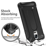 Husa pentru Samsung Galaxy S5 G900, Techsuit, Hybrid Armor, Neagra