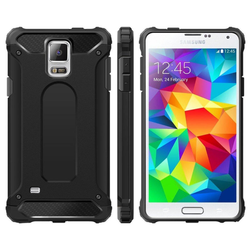 Husa pentru Samsung Galaxy S5 G900, Techsuit, Hybrid Armor, Neagra