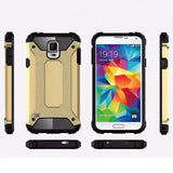 Husa pentru Samsung Galaxy S5 G900, Techsuit, Hybrid Armor, Neagra