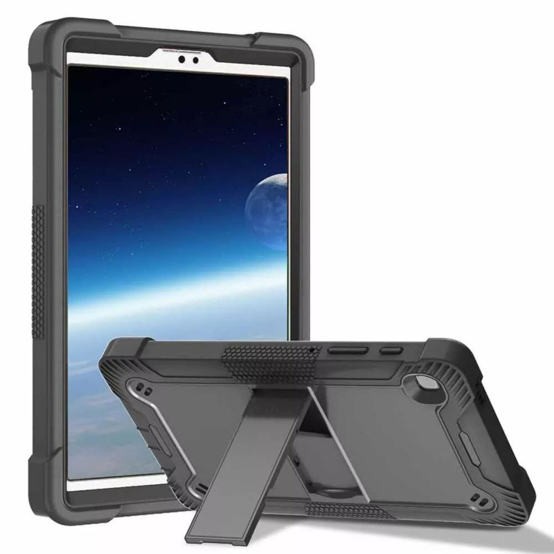Husa pentru Samsung Galaxy Tab A7 Lite, Techsuit, Rugged TabShell, Neagra