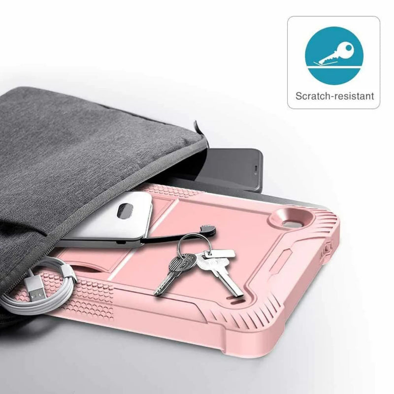 Husa pentru Samsung Galaxy Tab A7 Lite, Techsuit, Rugged TabShell, Neagra