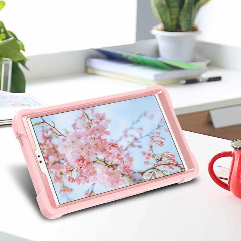 Husa pentru Samsung Galaxy Tab A7 Lite, Techsuit, Rugged TabShell, Neagra