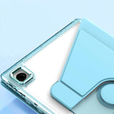 Husa pentru Samsung Galaxy Tab A8 10.5 (2021), Techsuit, Crystal Vision, Bleu