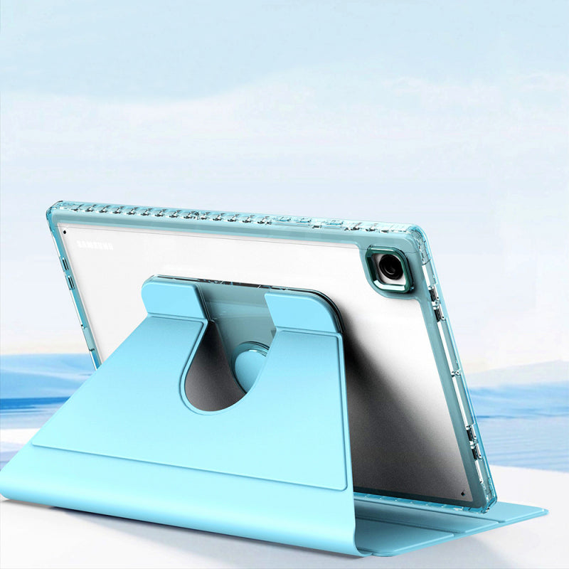Husa pentru Samsung Galaxy Tab A8 10.5 (2021), Techsuit, Crystal Vision, Bleu