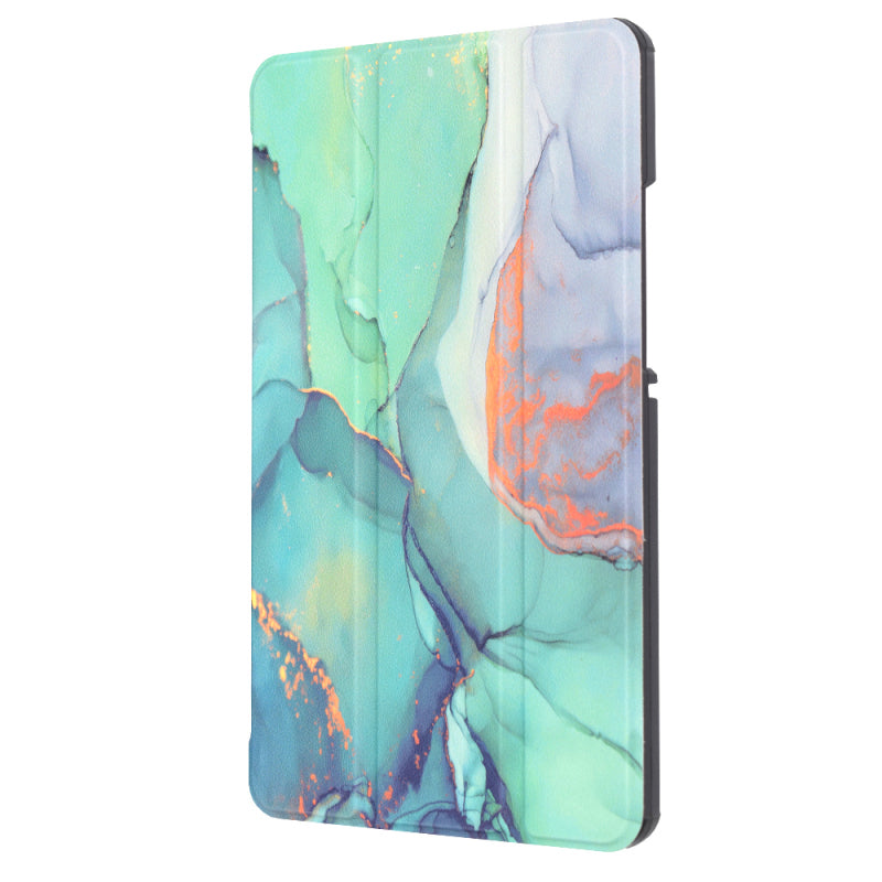 Husa pentru Samsung Galaxy Tab A9, Techsuit, FoldPro Green Time, Multicolor