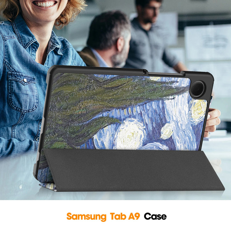 Husa pentru Samsung Galaxy Tab A9, Techsuit, FoldPro Starry Nigh