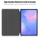 Husa pentru Samsung Galaxy Tab S10 FE+, Techsuit, FoldPro, Roz