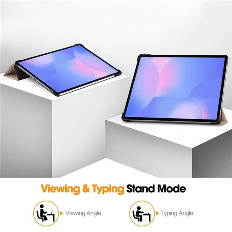 Husa pentru Samsung Galaxy Tab S10 FE+, Techsuit, FoldPro, Roz