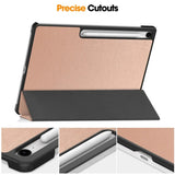 Husa pentru Samsung Galaxy Tab S10 FE+, Techsuit, FoldPro, Roz