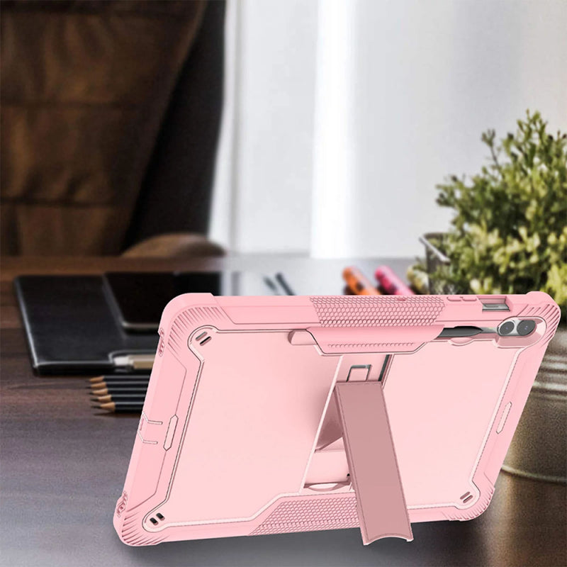 Husa pentru Samsung Galaxy Tab S10+ / Tab S9 FE+ / Tab S9+, Techsuit, Rugged TabShell, Neagra