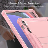 Husa pentru Samsung Galaxy Tab S10+ / Tab S9 FE+ / Tab S9+, Techsuit, Rugged TabShell, Neagra
