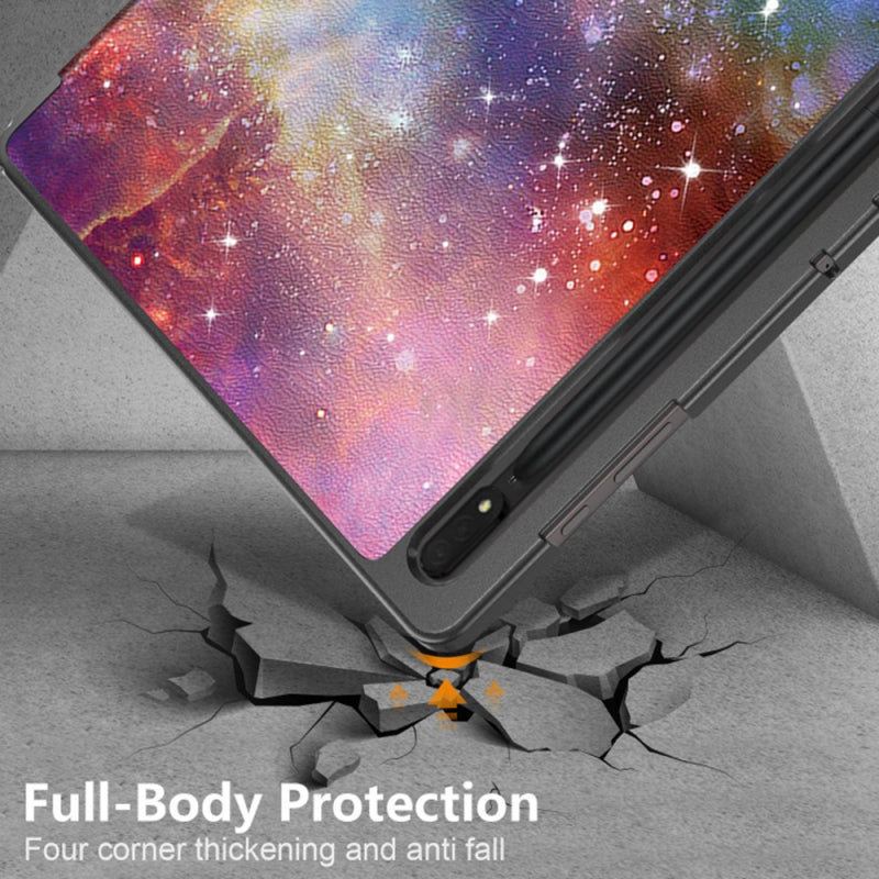Husa pentru Samsung Galaxy Tab S10 Ultra / Tab S9 Ultra / Tab S8 Ultra, Techsuit, FoldPro Galaxy, Multicolor