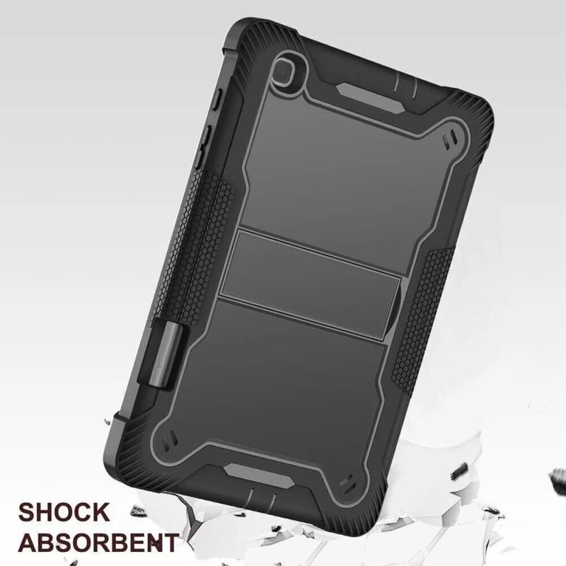 Husa pentru Samsung Galaxy Tab S6 Lite (2020), Techsuit, Rugged TabShell, Roz