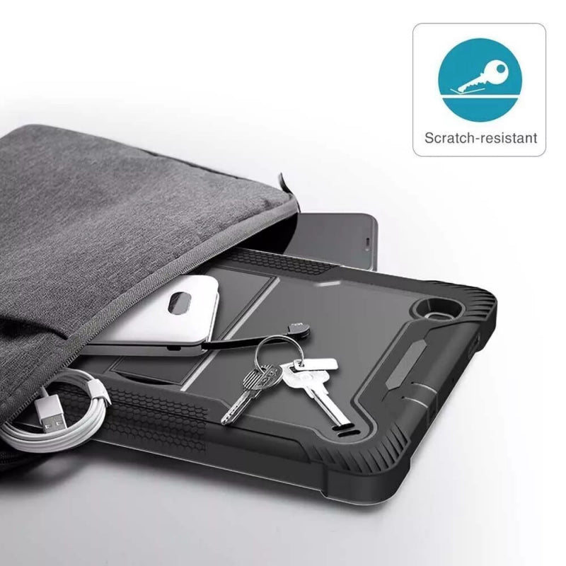 Husa pentru Samsung Galaxy Tab S6 Lite (2020), Techsuit, Rugged TabShell, Roz
