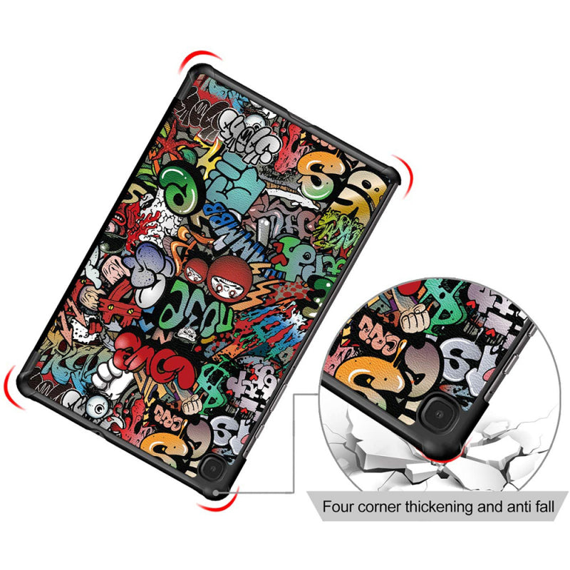 Husa pentru Samsung Galaxy Tab S6 Lite (2024) / Tab S6 Lite (2022) / Tab S6 Lite (2020), Techsuit, FoldPro, Multicolor